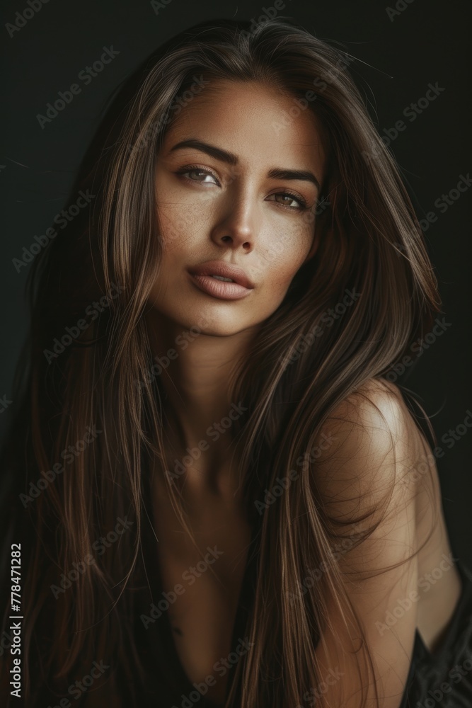 portrait of a beautiful woman with a long hair, real life photo, professional photo portrait of a beautiful woman with a long hair, real life photo, professional photo