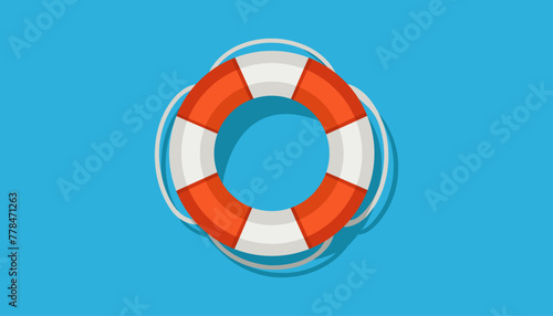 Lifebuoy logo elements, lifeguard lifesaver web vector illustration, ring lifebuoys life safety survival swimming saver icons for lifesaving concepts