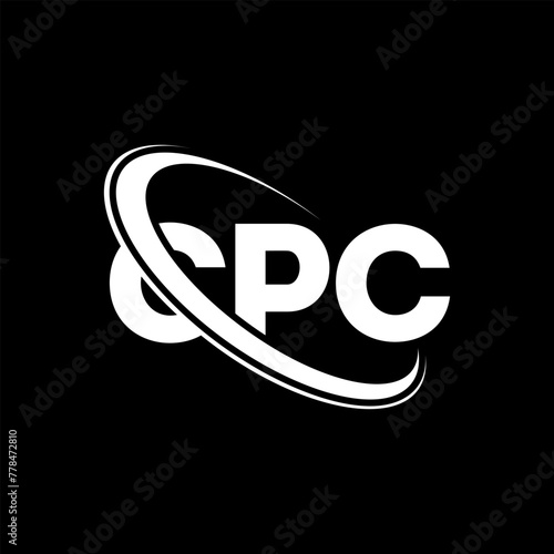 CPC logo. CPC letter. CPC letter logo design. Initials CPC logo linked with circle and uppercase monogram logo. CPC typography for technology, business and real estate brand.