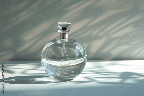 Perfume Bottle on Table