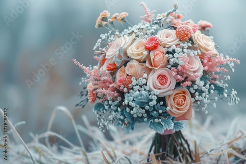 Bouquet of Flowers in Field
