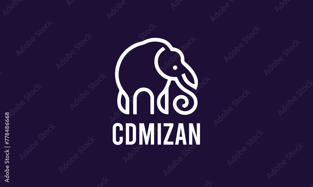 Obraz premium Company logo design ideas vector Flat design logo design