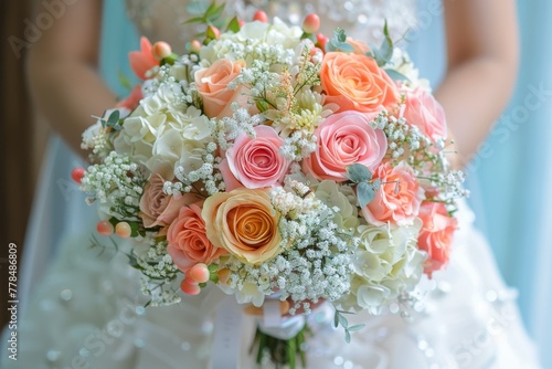Bouquet of Flowers in Field