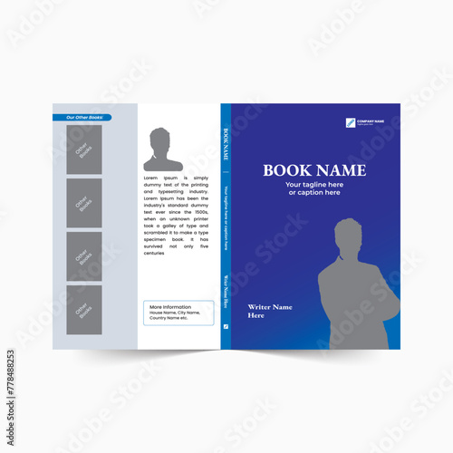 Free vector elegant book cover design