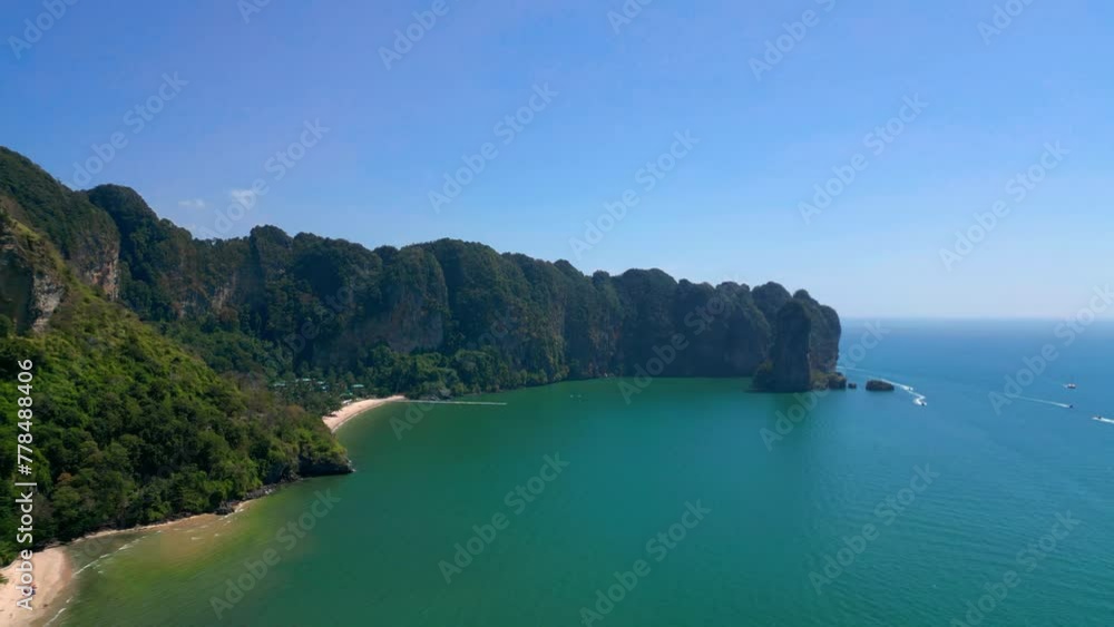 Beautiful view of Ao Nang Beach, Thailand, Krabi Beautiful view of Ao Nang Beach, Thailand, Krabi