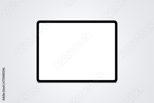 Realistic Landscape Tablet Mockup