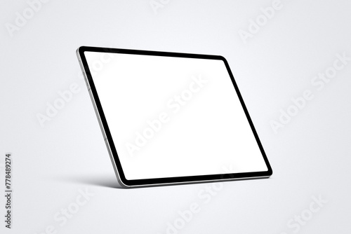 Realistic Landscape Tablet Mockup