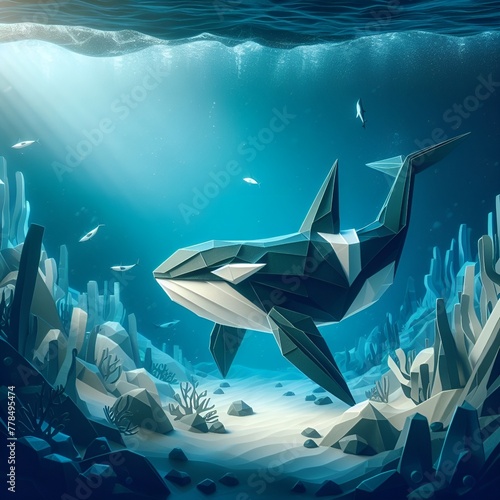paper killer whale
