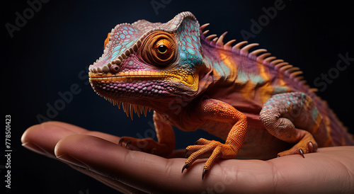 Vivid Chameleon on Human Touch