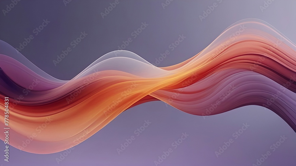 Purple and orange wave flow, abstract background. Purple and orange wave flow, abstract background.