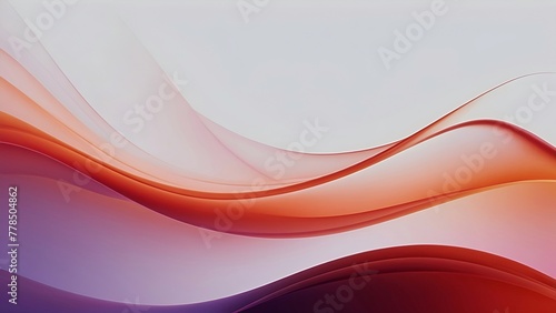 abstract background with orange and purple waves