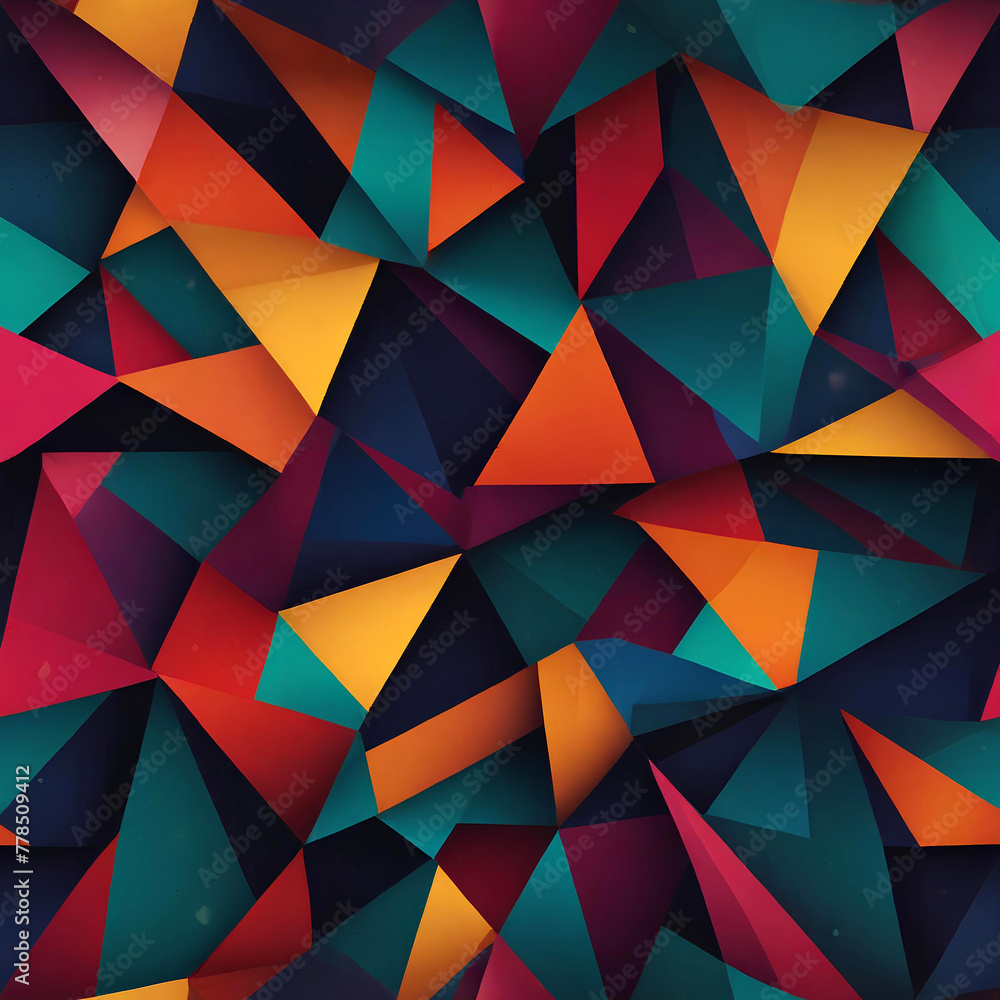 Obraz premium abstract triangle pattern