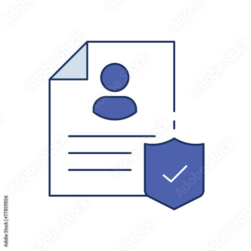 Ensure data privacy with the data privacy icon, implementing policies and technologies to safeguard personal and sensitive information from unauthorized access and misuse.