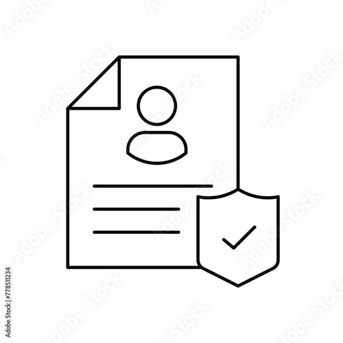 Ensure data privacy with the data privacy icon, implementing policies and technologies to safeguard personal and sensitive information from unauthorized access and misuse.