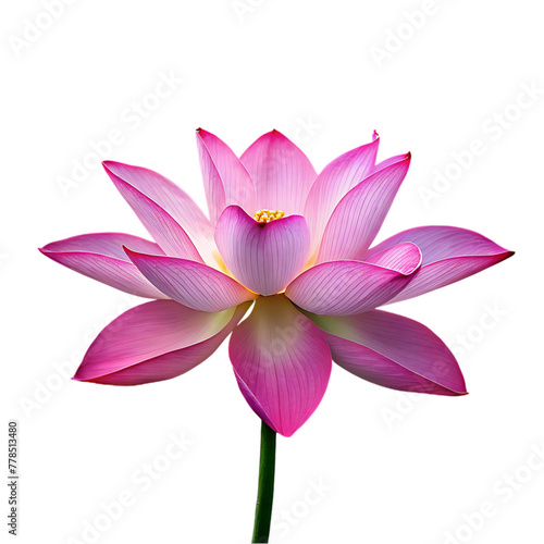 Water lily flower png isolated on transparent background