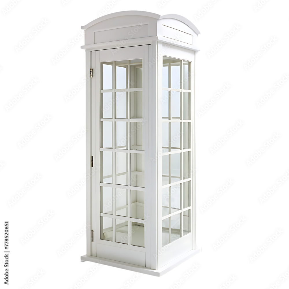 Obraz premium telephone box isolated on transparent background