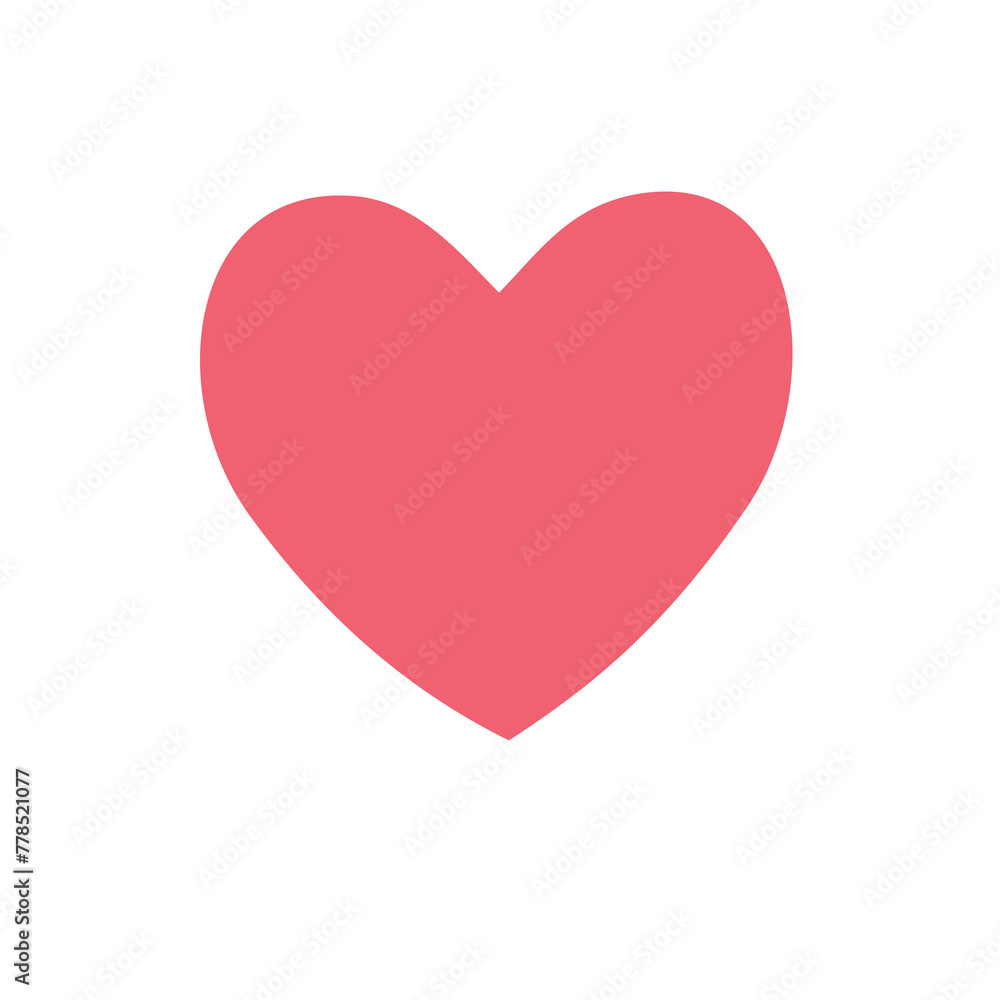 Peach heart emoji isolated on white background. Emoticons symbol modern, simple, printed on paper. icon for website design	
