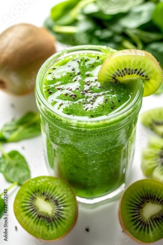 fresh kiwi natural juice Generative AI