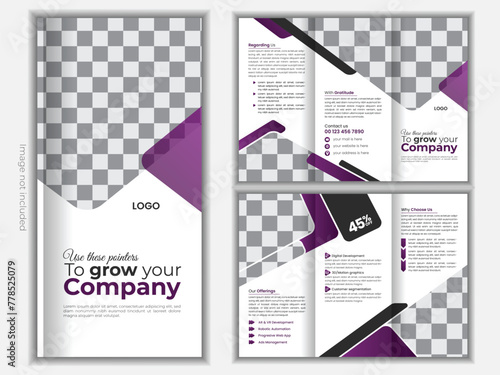 Business Overview Corporate Trifold Brochure