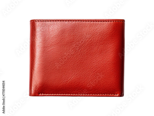Leather money card wallet isolated photo