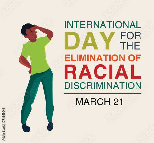 ILUSTRACION DIGITAL POR EL DIA INTERNACIONAL DE LA ELIMINACION DE LA DISCRIMINACION RACIAL