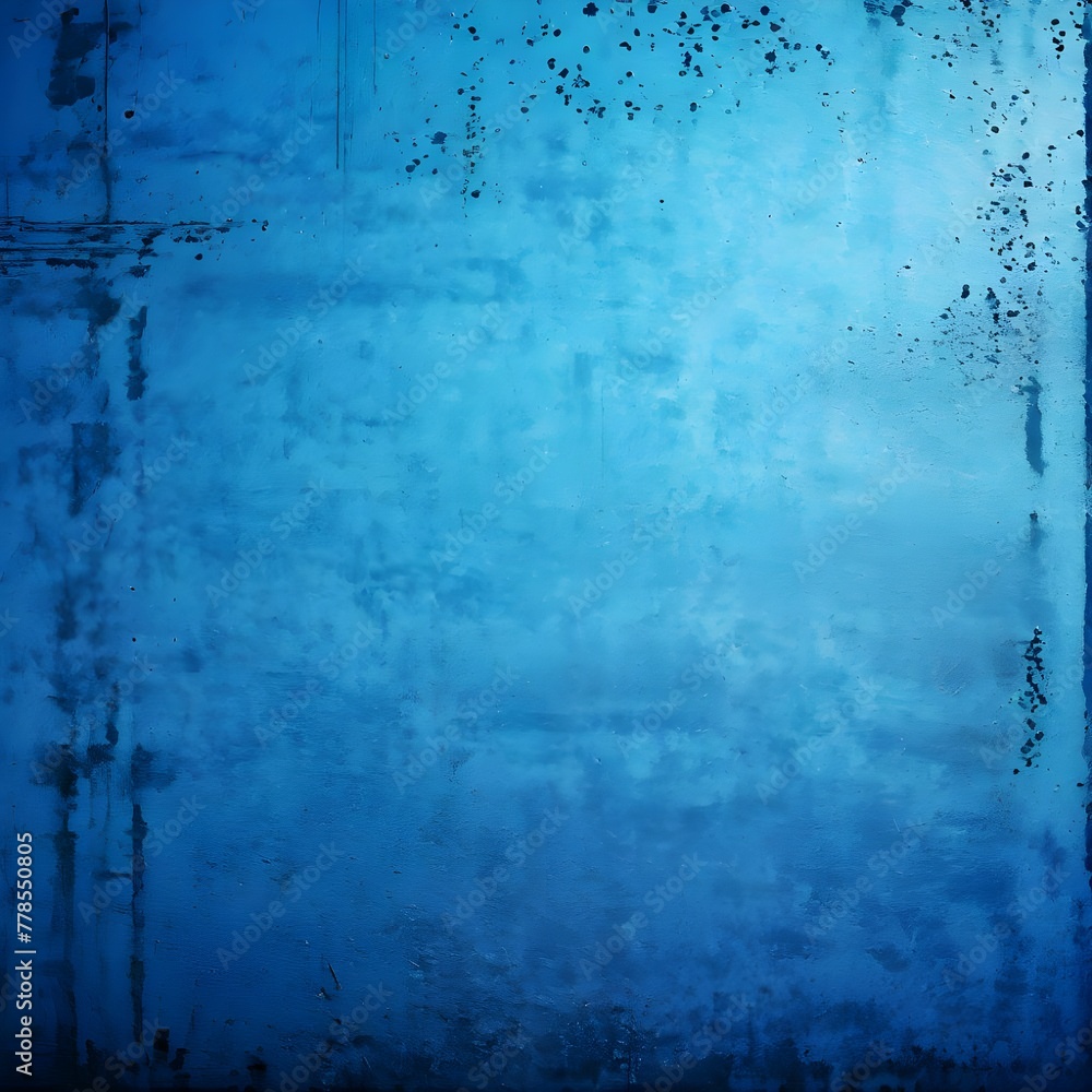 Obraz premium abstract blue grunge background, Ai Generated