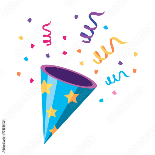 birthday party horn confetti