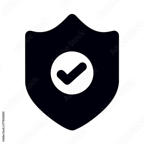 Secure Shield Icon - Cybersecurity, Privacy, Digital Safety, Network Protection Badge Vector