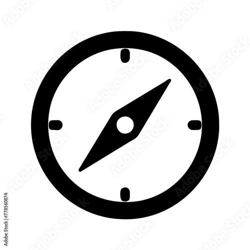 Compass Icon: Navigation, Direction, Travel, Exploration, GPS Compass
