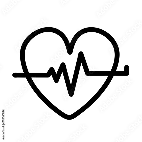 heartbeat icon : pulse symbol, cardiogram sign, heart rate monitor, medical icon, healthcare symbol, vital signs symbol, health icon, heartbeat line, cardiograph icon, heart rhythm symbol, pulse rate