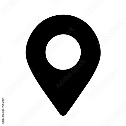 location pin icon : map, navigation, direction, locate, distance, global positioning system, positioning, guidance, traveling, indicator, path, route, track, finding, explore, visit, position, spot