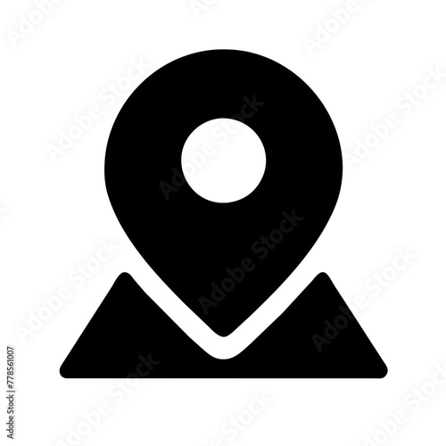 location pin icon : map, navigation, direction, locate, distance, global positioning system, positioning, guidance, traveling, indicator, path, route, track, finding, explore, visit, position, spot