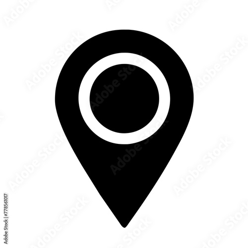 location pin icon : map, navigation, direction, locate, distance, global positioning system, positioning, guidance, traveling, indicator, path, route, track, finding, explore, visit, position, spot