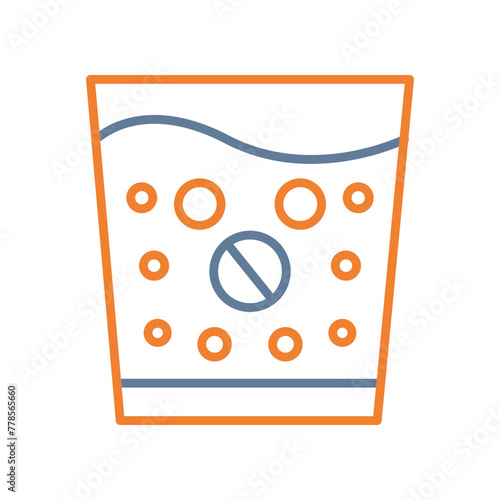 Effervescent Line Two Color Icon