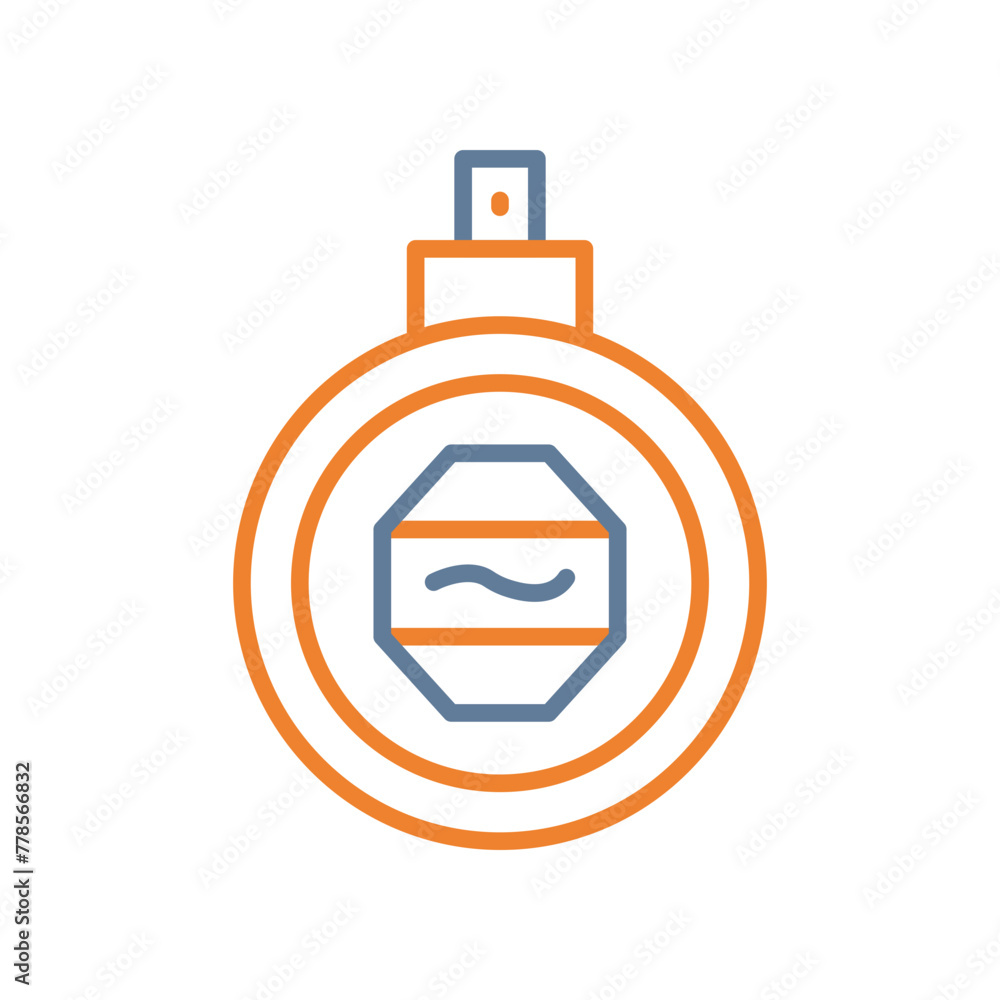 Perfume Line Two Color Icon Perfume Line Two Color Icon