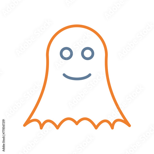 Ghost Line Two Color Icon