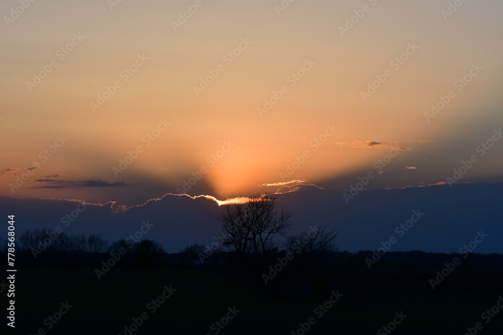 Cloudscape in a Dramatic Sunset Cloudscape in a Dramatic Sunset