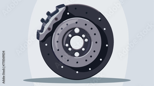 Disc brake icon vector illustration symbol design 2