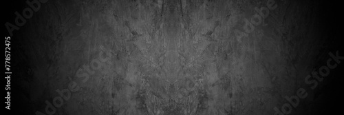 Old wall texture smeared engine oil cement dark black gray  background abstract grey color design are light with white gradient background. photo