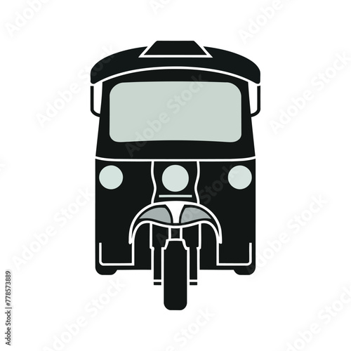 Tuk Tuk View Black Front