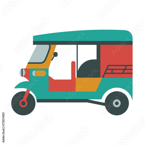 Tuk Tuk Coloring