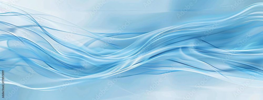 Abstract blue background with smooth wave lines and space for design, light white and skyblue colors, high resolution in the style of copy space Abstract blue background with smooth wave lines and space for design, light white and skyblue colors, high resolution in the style of copy space