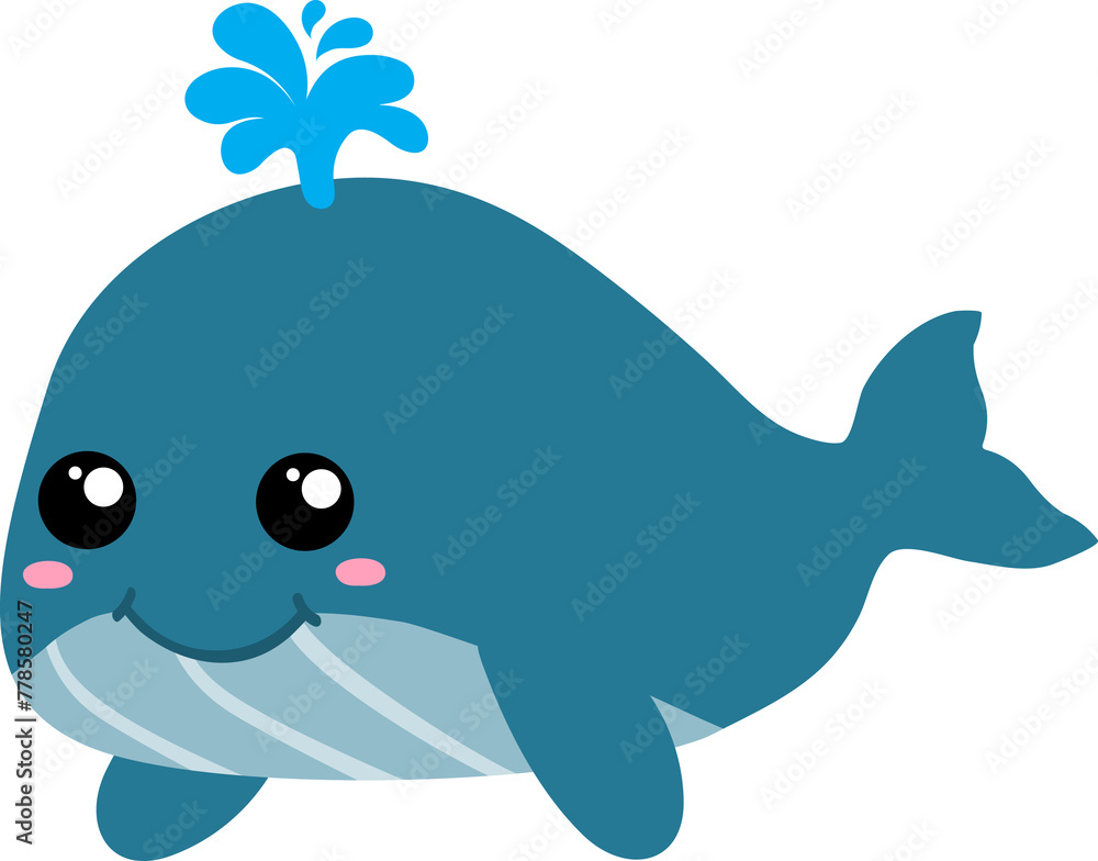 cute whale cartoon, sea animal cute whale cartoon, sea animal