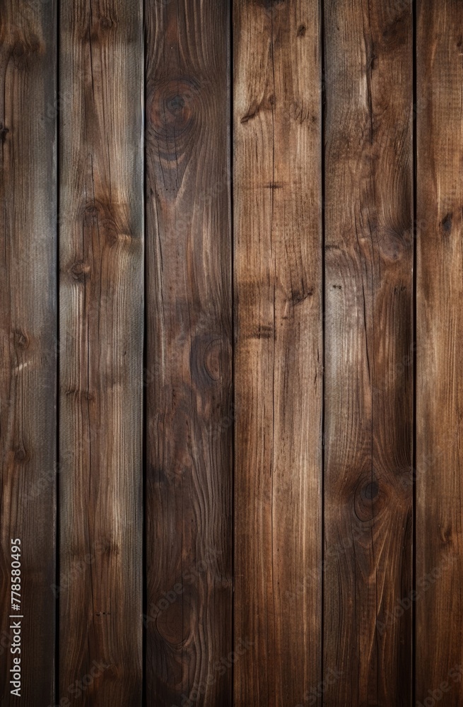 Naklejka premium Close up picture of old wooden parquet floor texture surface arranged in Herringbone pattern style. Generative AI.