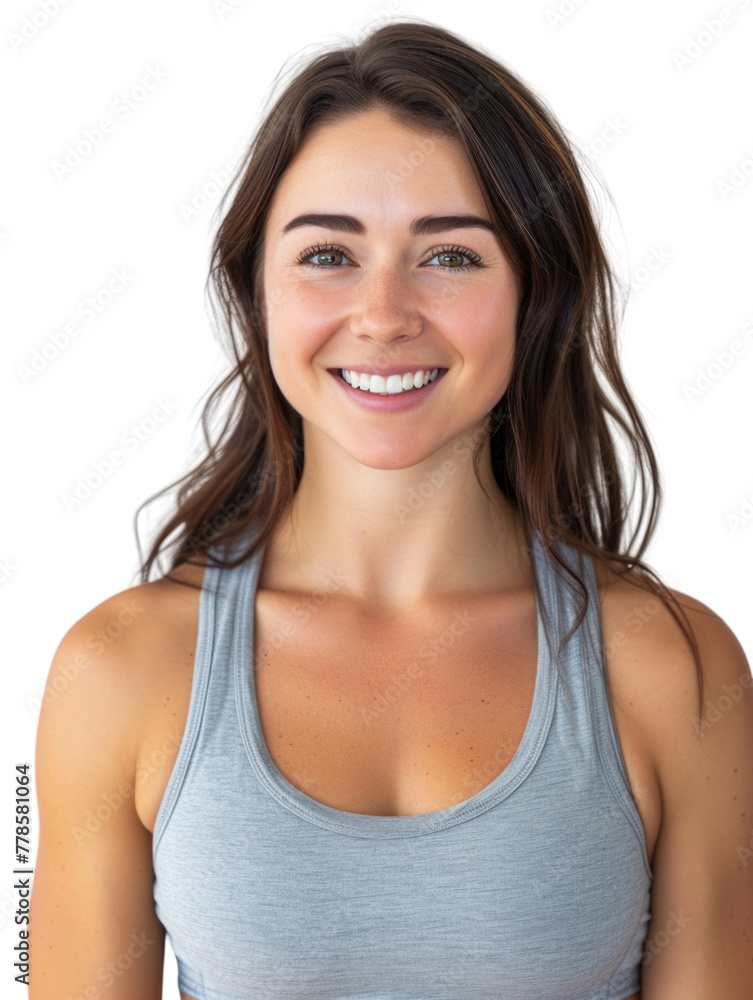 Professional woman fitness trainer transparent background Professional woman fitness trainer transparent background