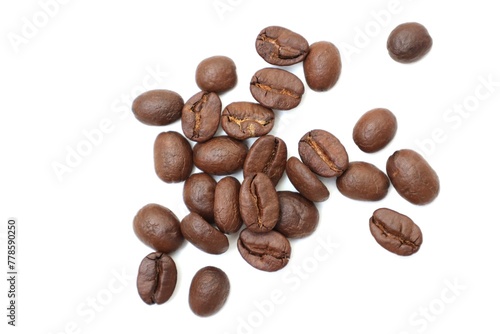 coffee beans isolated on white © komthong wongsangiam