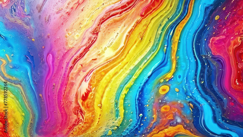 abstract marble rainbow background bright 3d texture