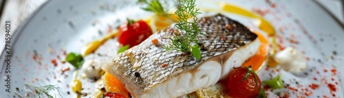 Gourmet chef elevates sea bass to a work of art