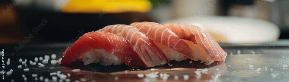 Gourmet sushi craftsmanship offering a palette of flavors from the subtle to the bold