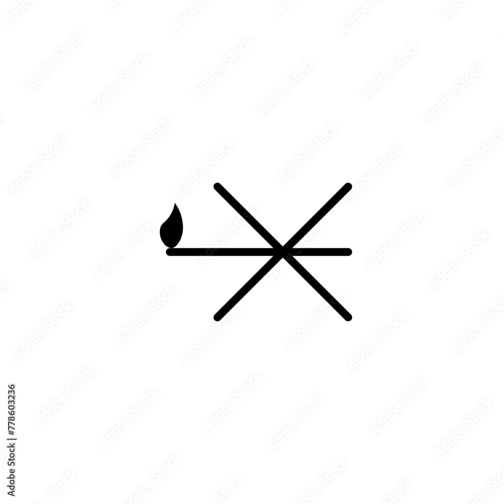 no fire allowed glyph icon no fire allowed glyph icon